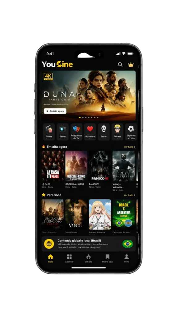 Recurso de layout moderno